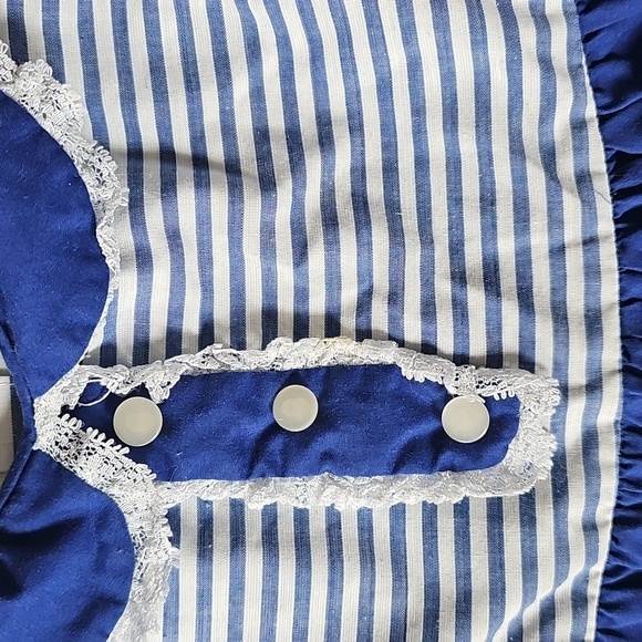 Vintage Sears Lace Collar Flower Sundress 3x - Picture 5 of 11